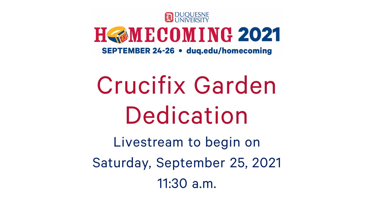 Image for Homecoming:  Crucifix Garden Dedication webinar