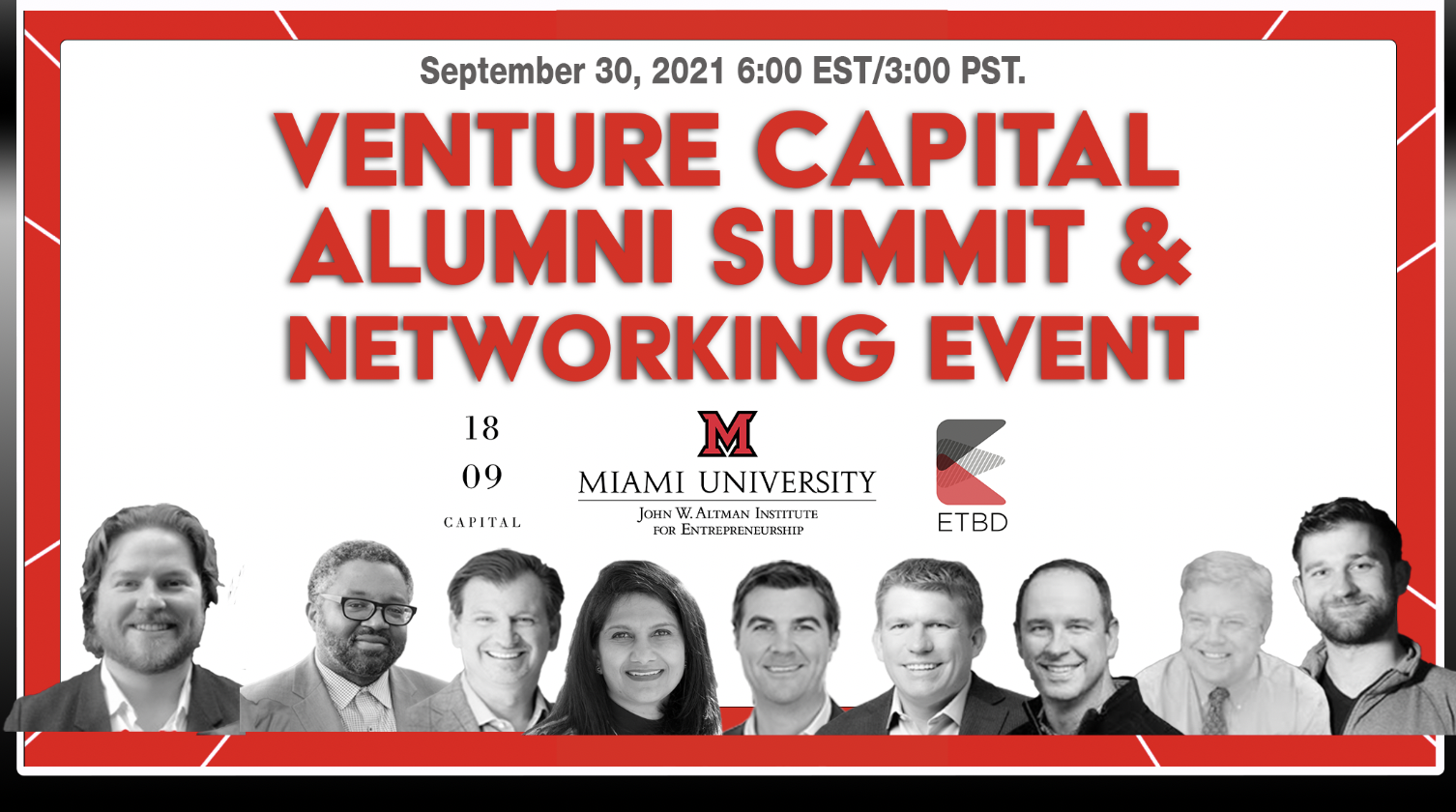Image for Alumni Venture & Innovation Summit - Investing it, Raising it webinar