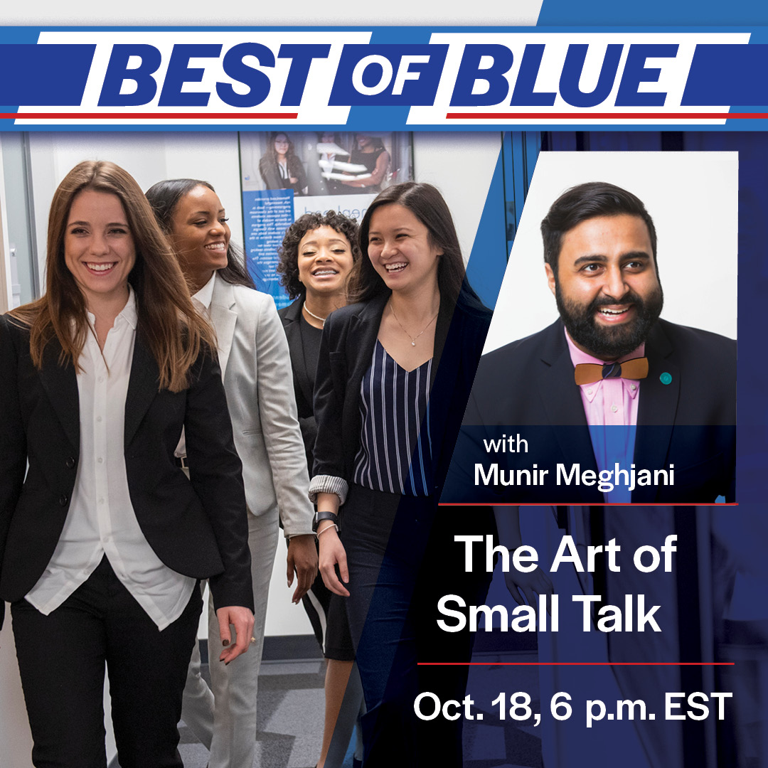 Image for Best of Blue: The Art of Small Talk webinar