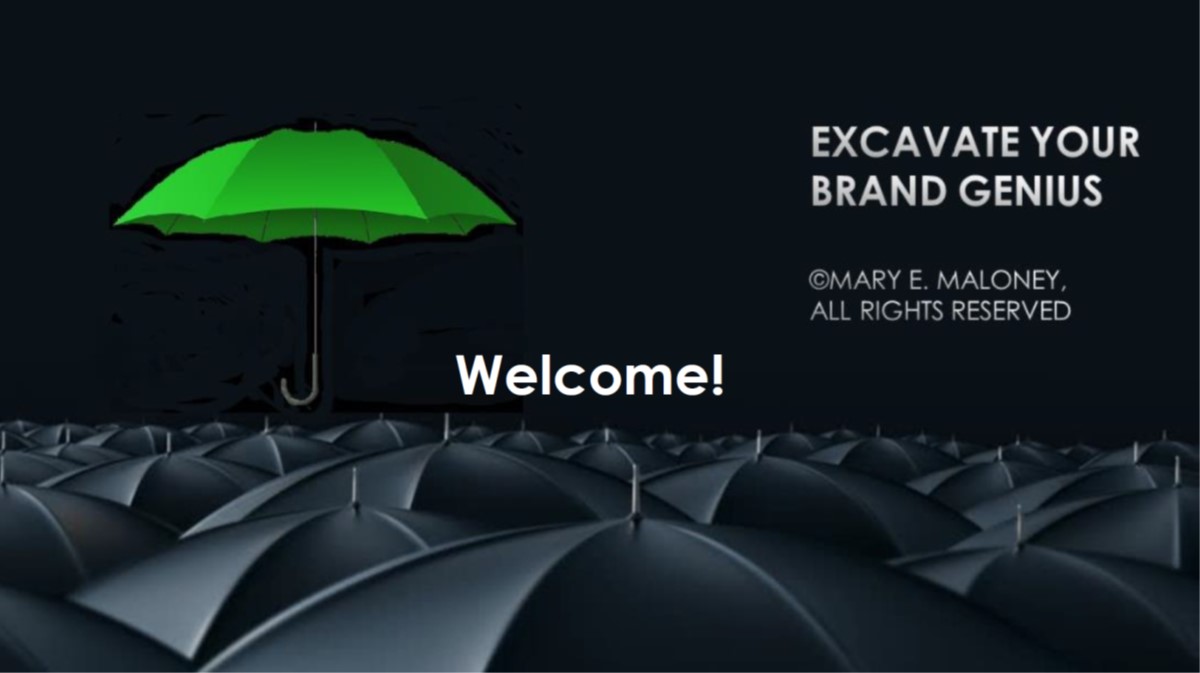 Image for Alumni Insights: Excavate Your Brand Genius webinar