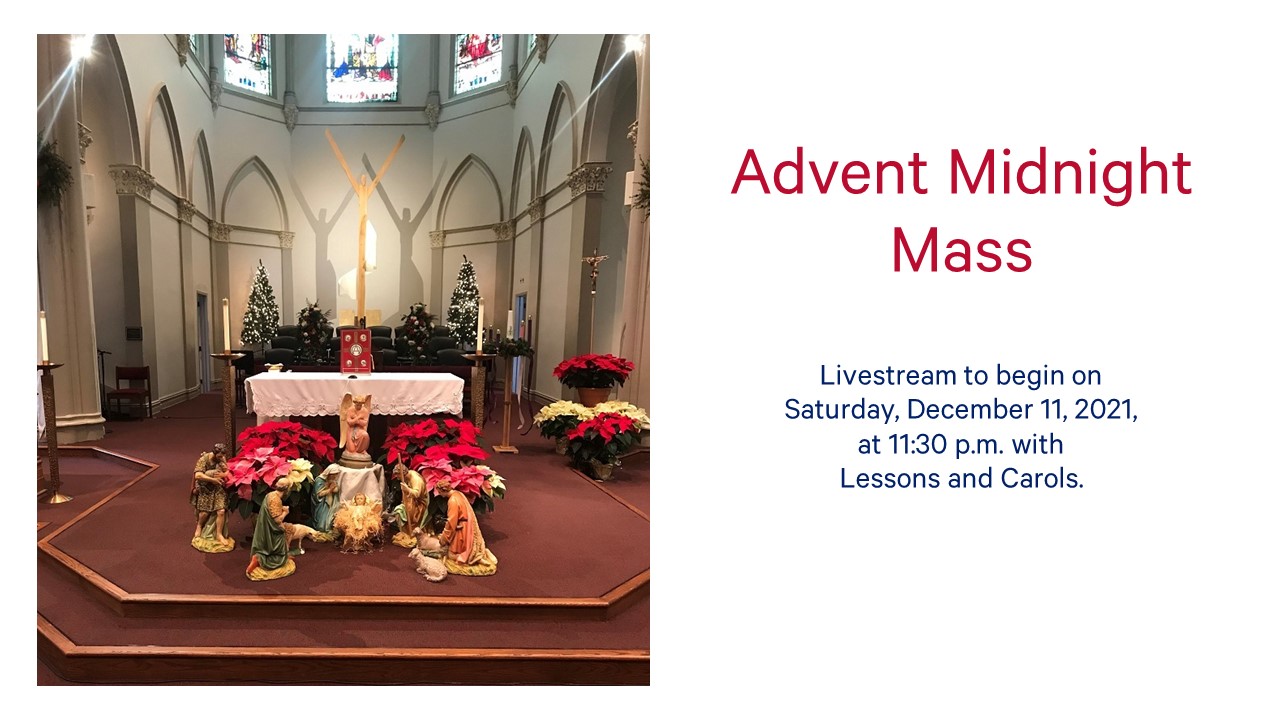 Image for Advent Midnight Mass webinar