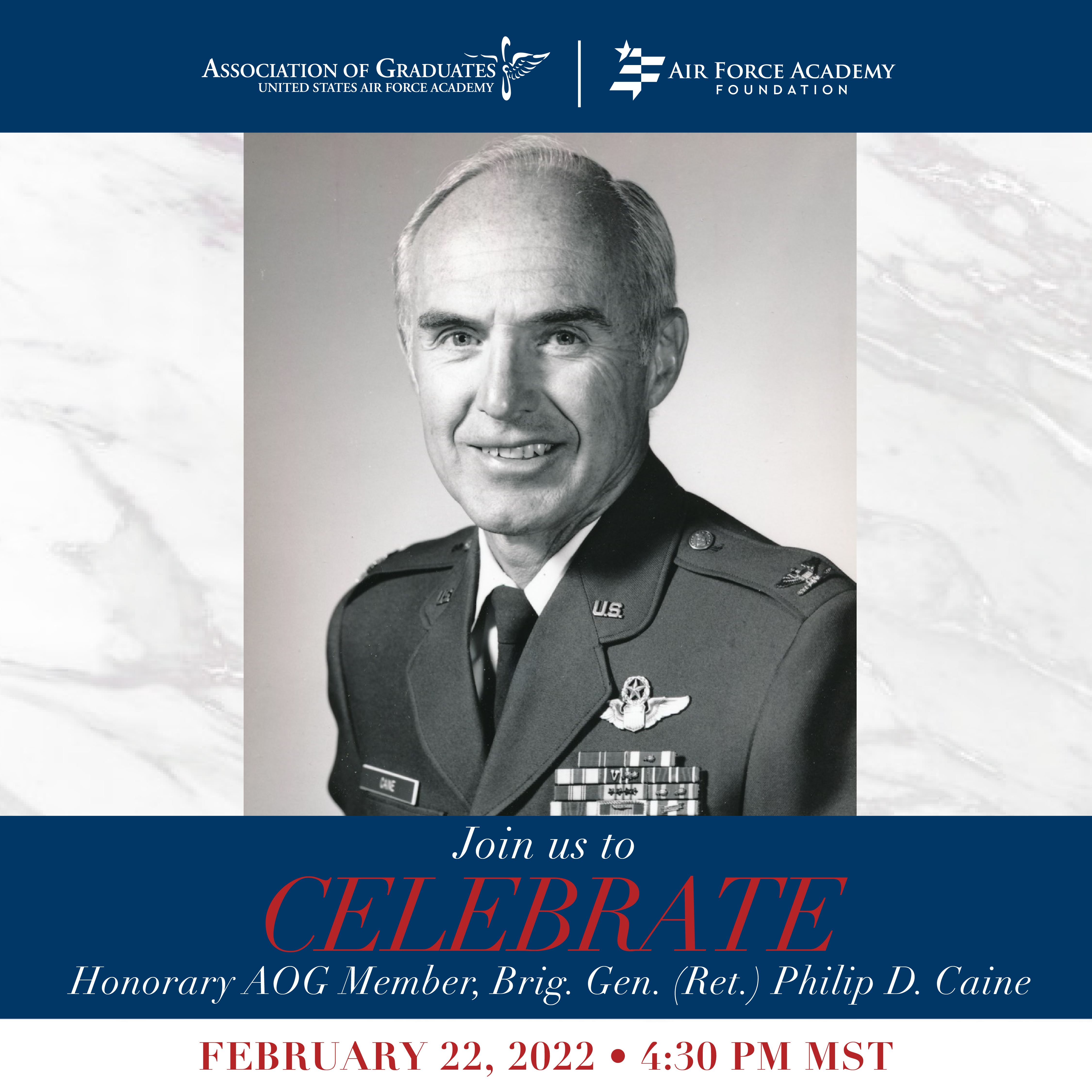 Image for Brigadier General (Ret) Philip D. Caine Honorary Membership webinar