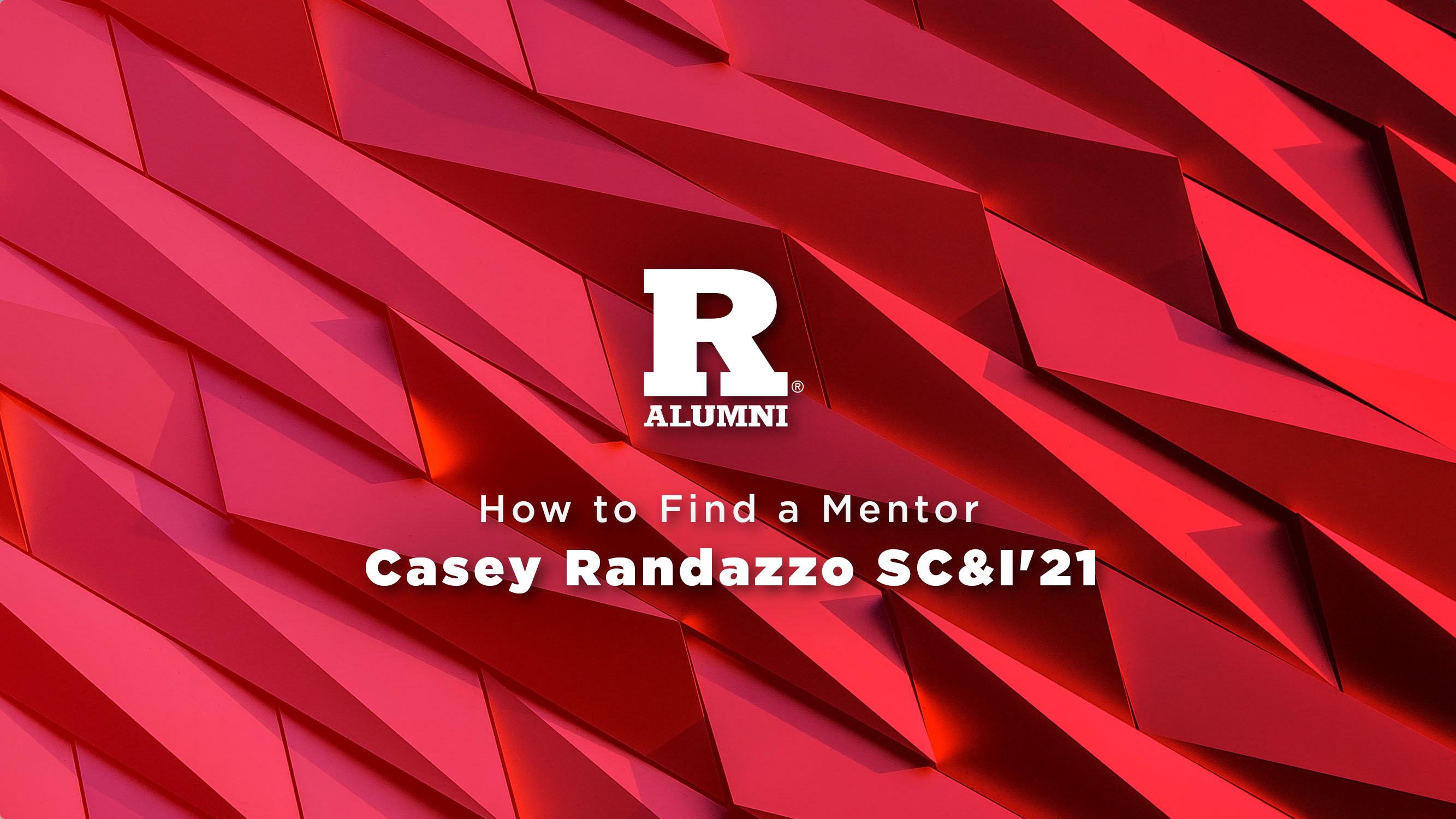 Image for How to Find a Mentor with Casey Randazzo SC&I'21 webinar