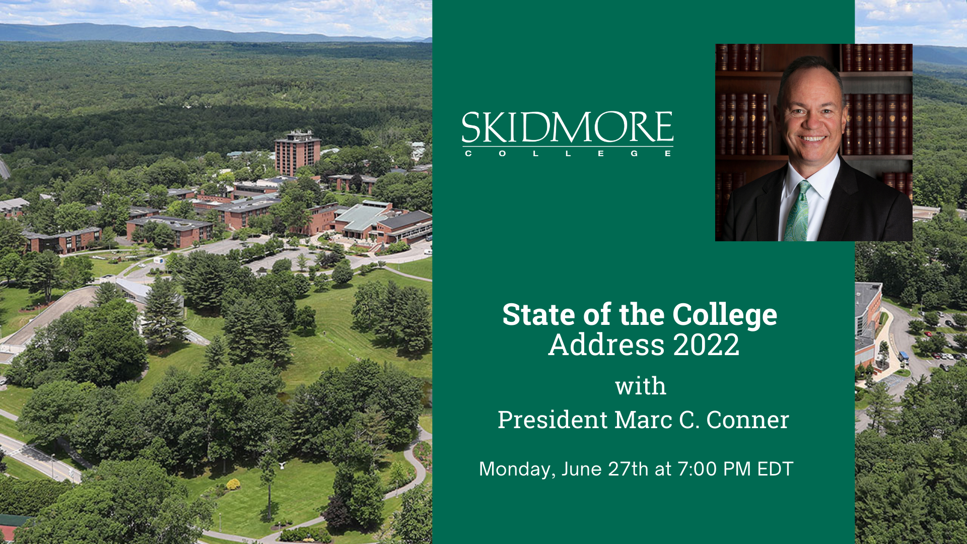 Image for State of the College Address 2022 webinar