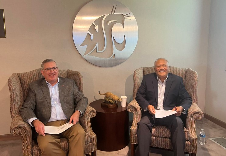 Image for A Chat with WSU President Kirk Schulz and Enrique Cerna webinar