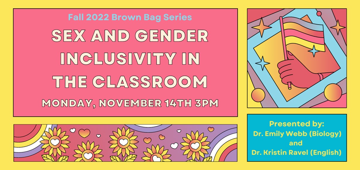 Image for Sex and Gender Inclusivity in the Classroom: Perspectives from Science and the Humanities with Dr. Emily Webb and Dr. Kristin Ravel webinar