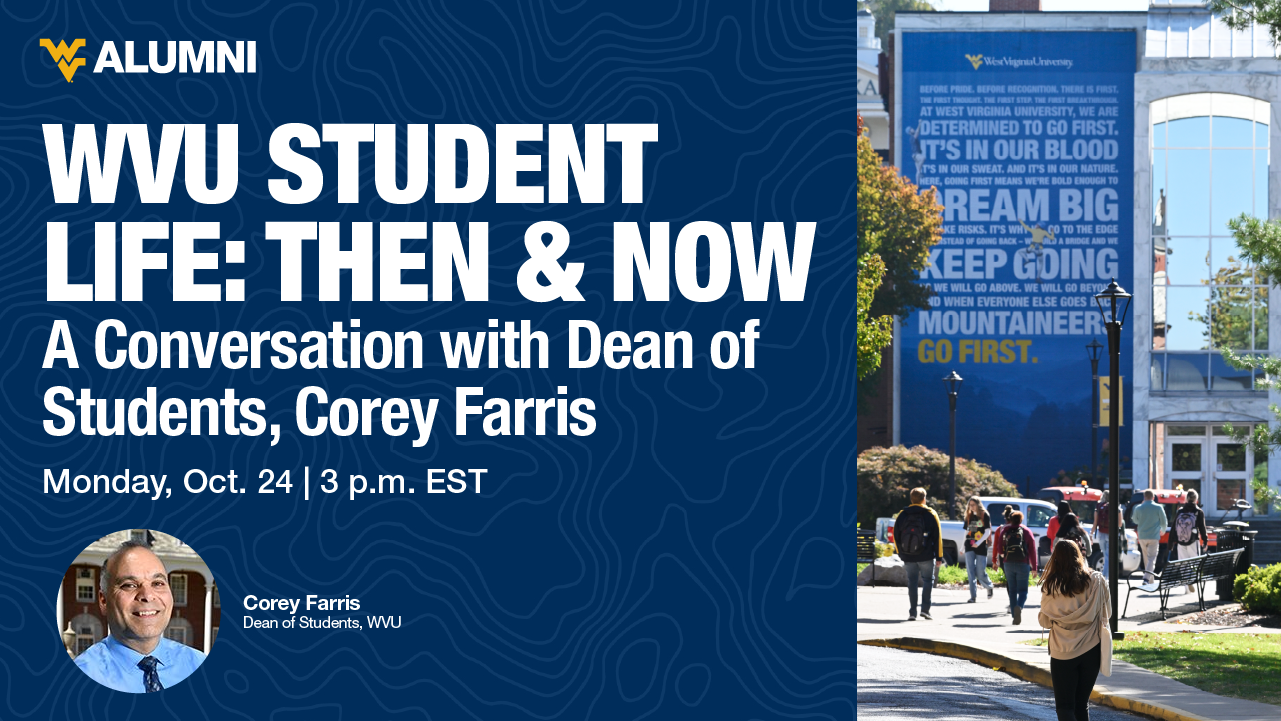 Image for WVU Student Life: Then & Now webinar