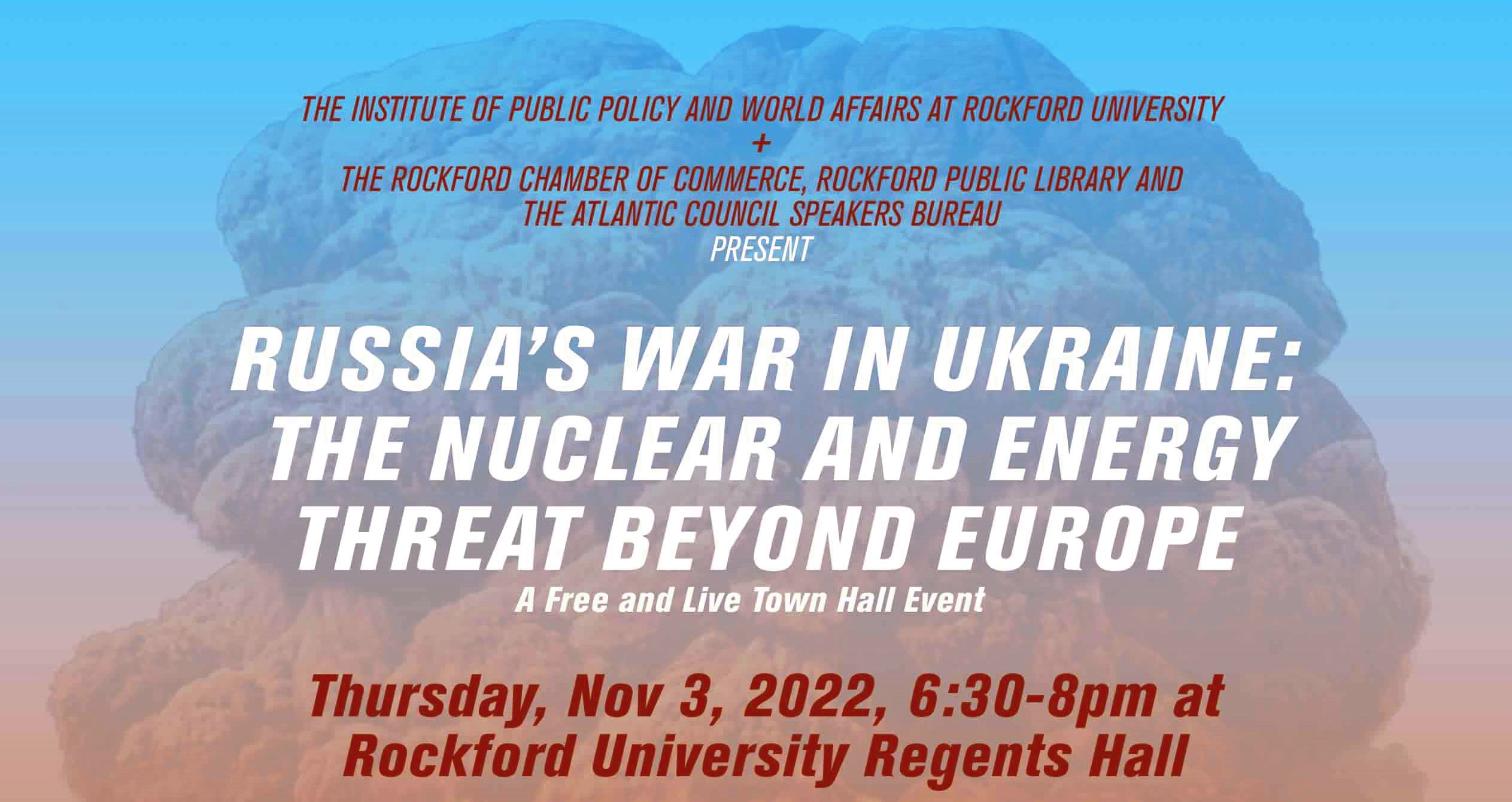 Image for RUSSIA’S WAR IN UKRAINE: Nuclear and Energy Threats Beyond Europe webinar