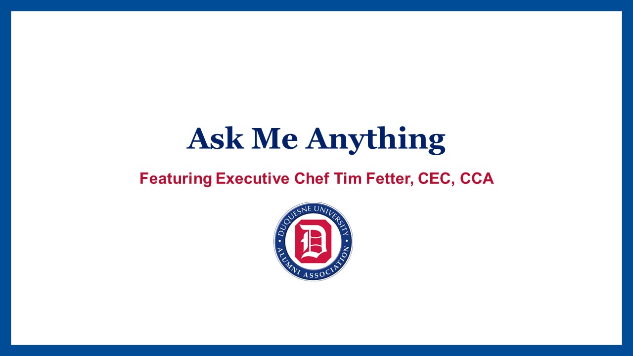 Image for Ask Me Anything with Chef Tim webinar