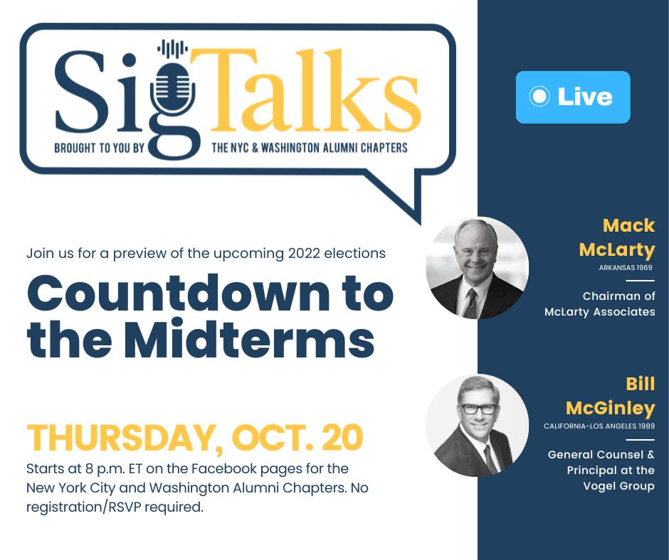 Image for SigTalks: Countdown to the Midterm Elections webinar