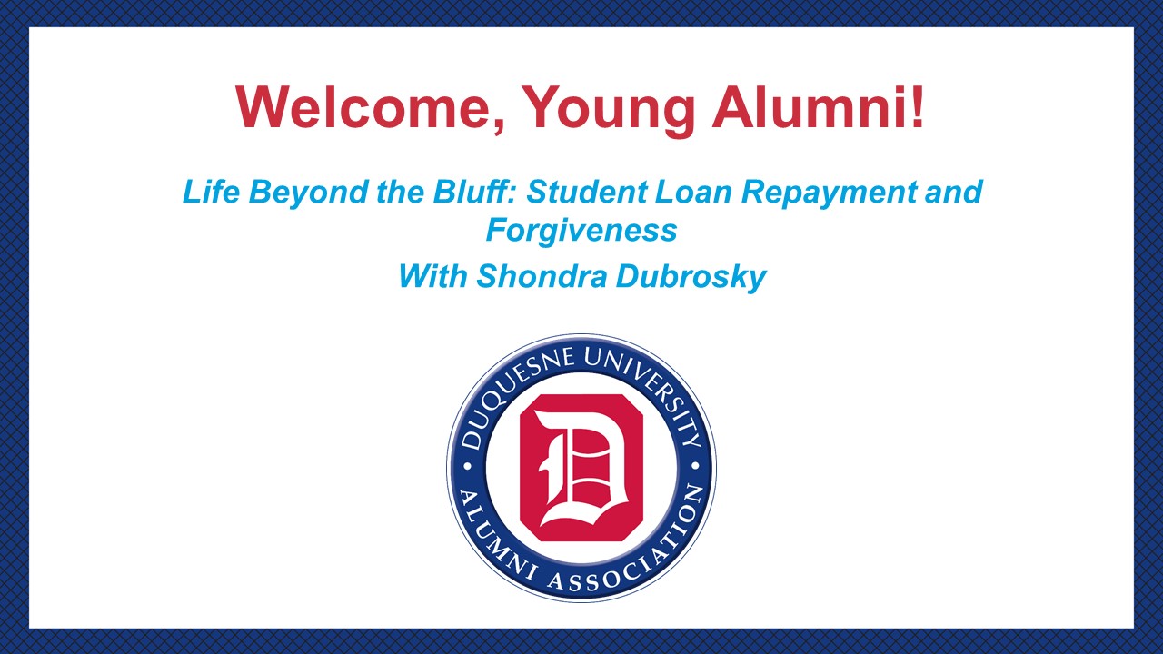 Image for Life Beyond the Bluff: Student Loan Repayment and Forgiveness webinar