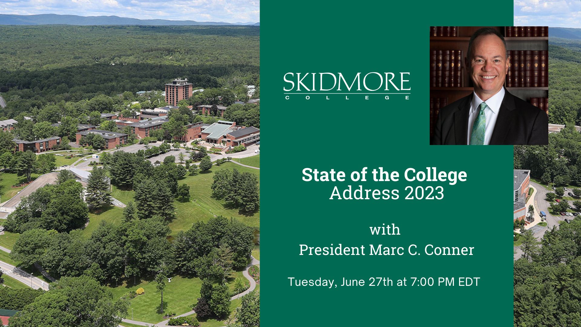 Image for State of the College Address 2023 webinar