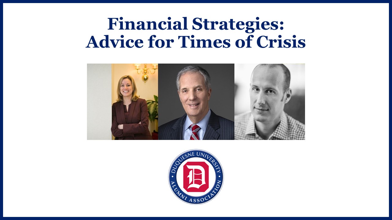 Image for Financial Strategies: Advice for Times of Crisis webinar