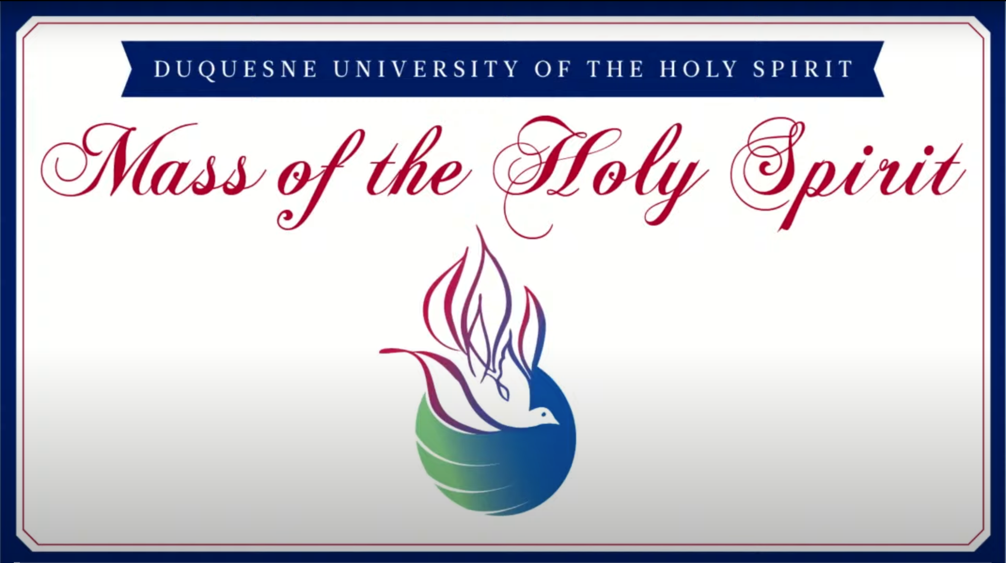 Image for Mass of the Holy Spirit webinar