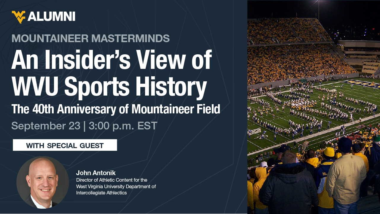 Image for Mountaineer Masterminds (Free Trial): An Insider’s View of WVU Sports History webinar