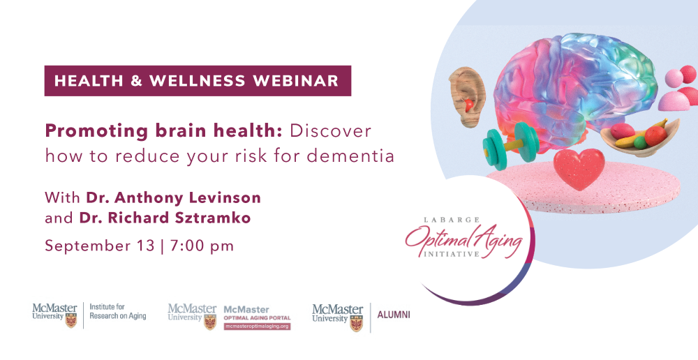 Image for Health & Wellness | Promoting Brain Health: Discover how to reduce your risk of dementia webinar