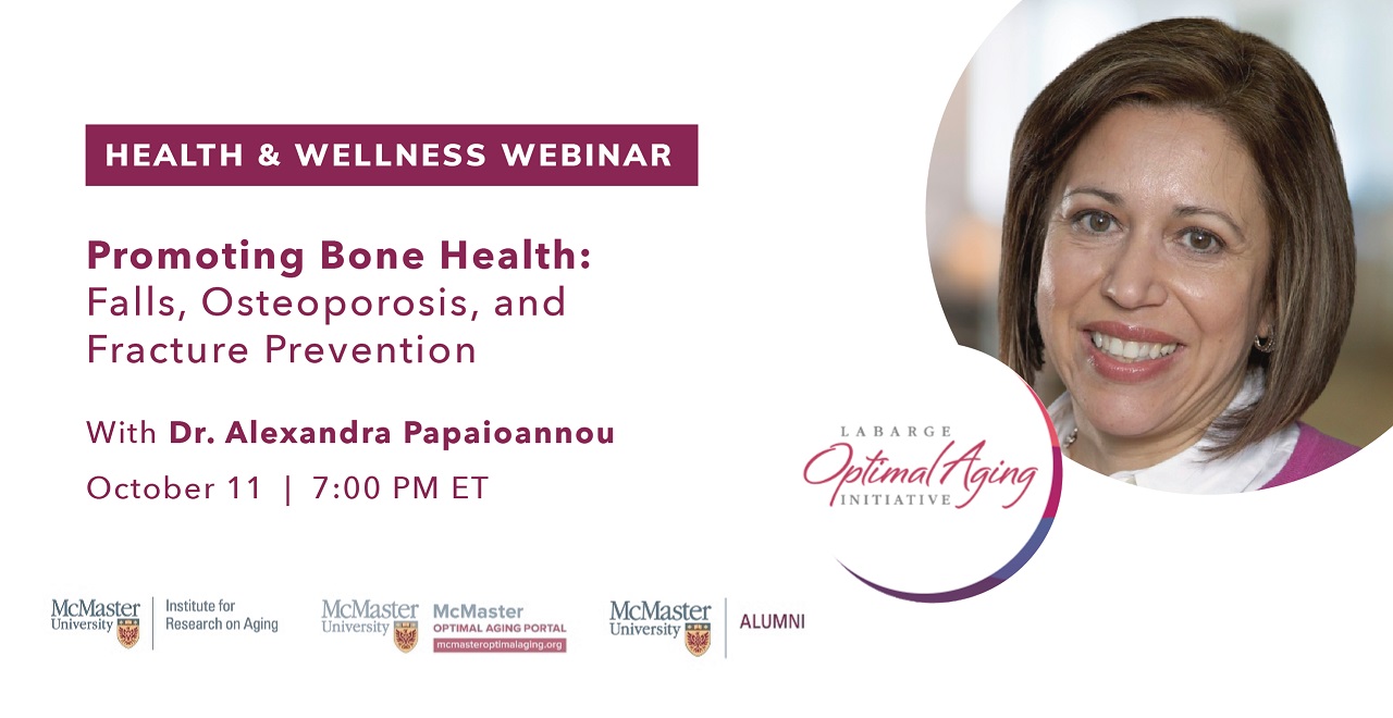 Image for [Health & Wellness] Promoting Bone Health: Falls, Osteoporosis, and Fracture Prevention webinar
