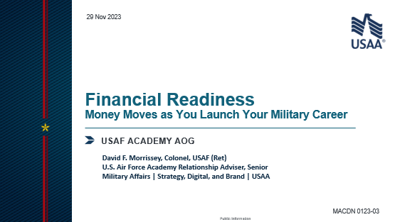 Image for Financial Readiness: Money Moves as You Launch Your Military Career webinar