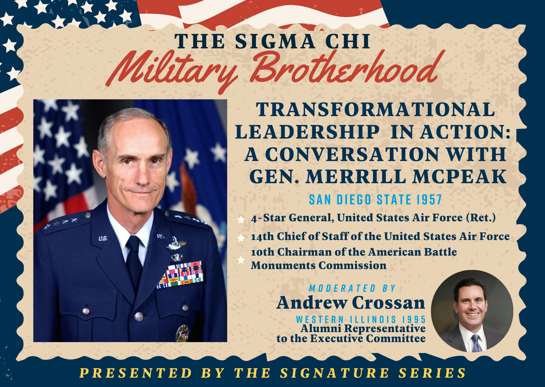 Image for Transformational Leadership  in Action:  A Conversation with Gen. Merrill McPeak webinar