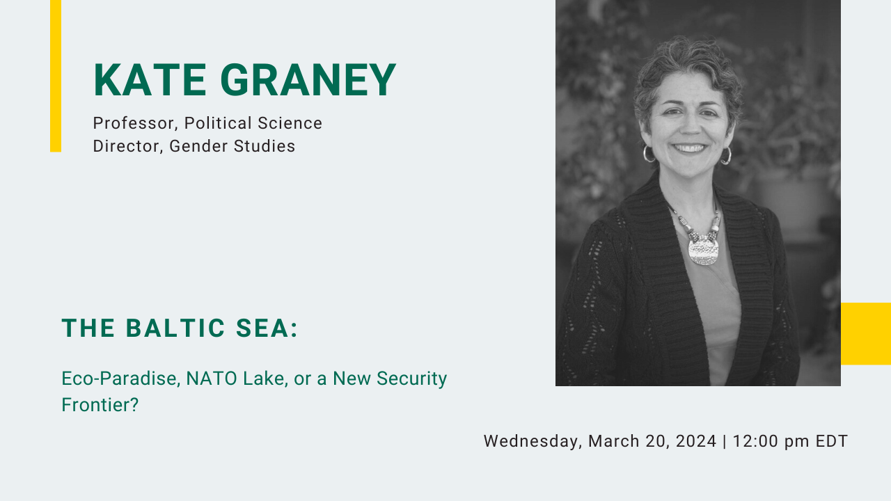 Image for The Baltic Sea: Eco-Paradise, NATO Lake, or a New Security Frontier? webinar