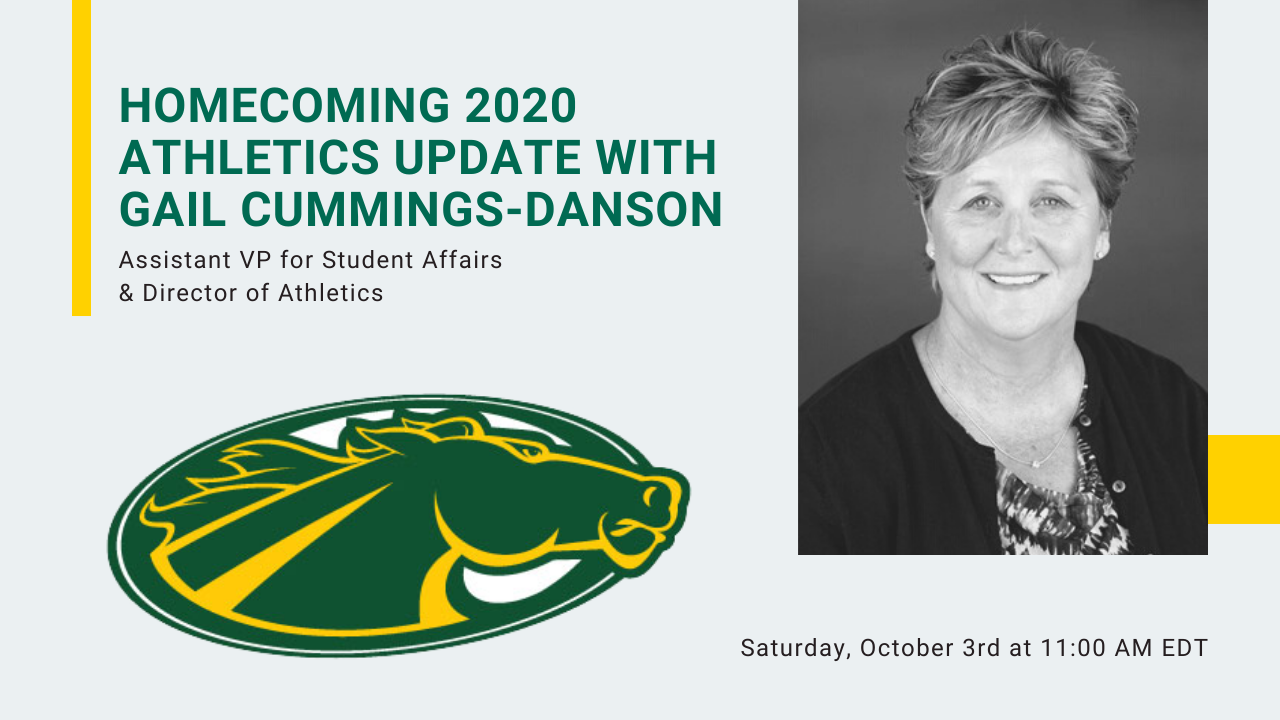Image for Homecoming 2020 Athletics Update with Gail Cummings-Danson webinar