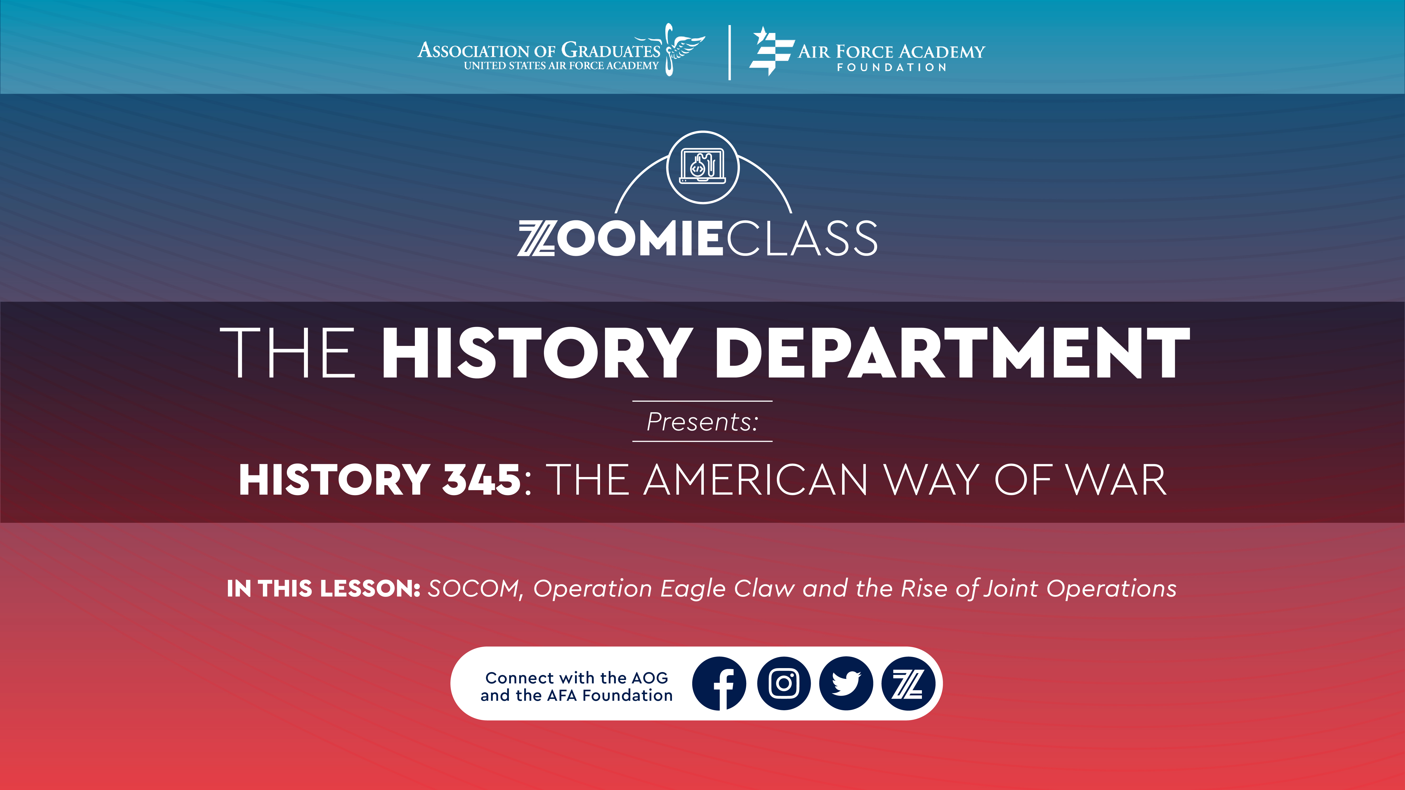 Image for ZoomieClass: History 345, The American Way of War (Previously Recorded) webinar