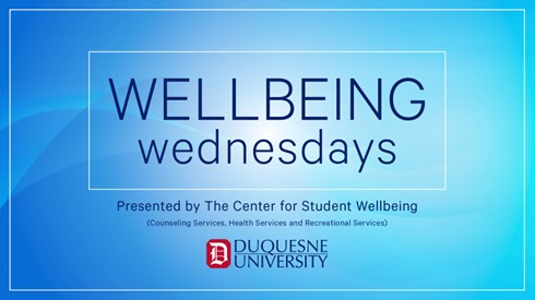 Image for Wellbeing Wednesdays:  Foundation webinar