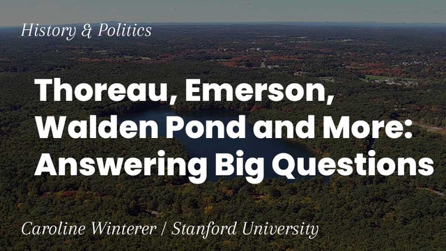Image for Thoreau, Emerson, Walden Pond and More: Answering Big Questions webinar